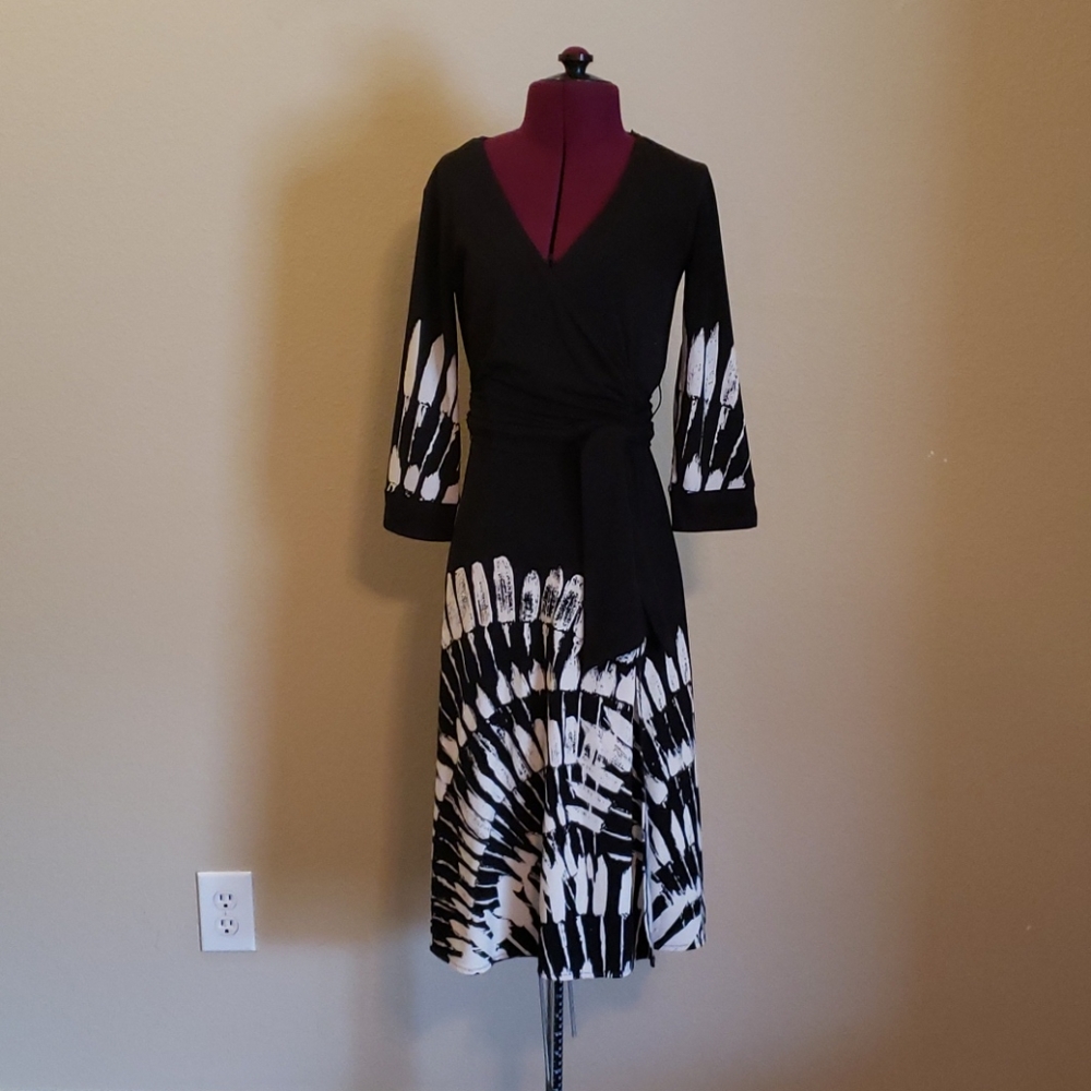 Jersey Faux Wrap Dress S